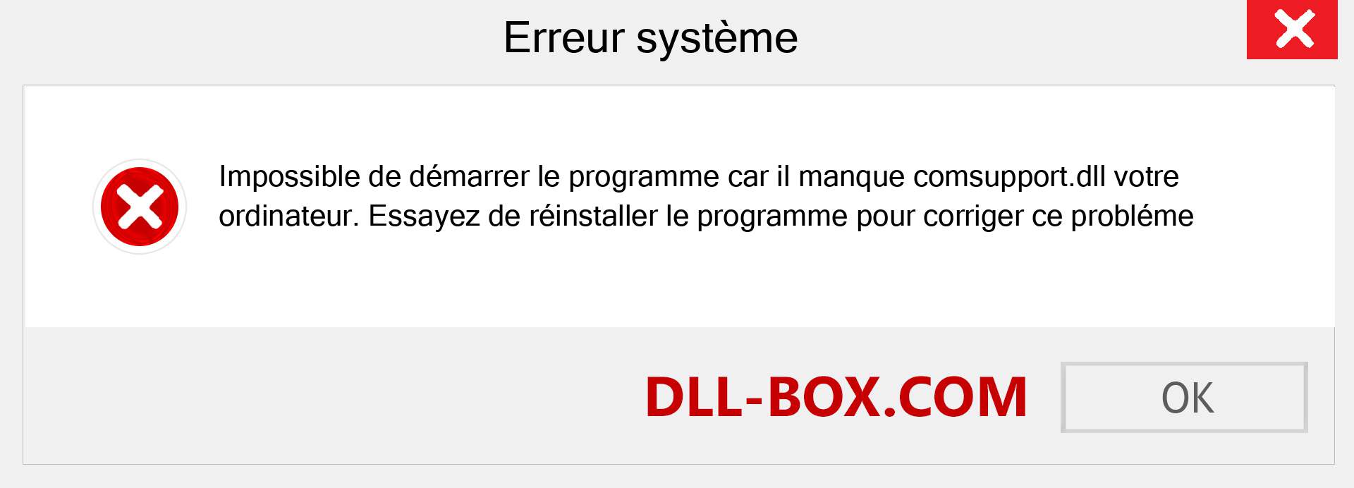 Le fichier comsupport.dll est manquant ?. Télécharger pour Windows 7, 8, 10 - Correction de l'erreur manquante comsupport dll sur Windows, photos, images